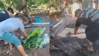 Sodzil celebra el Bix con pibipollos enterrados: la octava de ánimas del Hanal Pixán en Hecelchakán