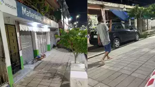 Ebrio sujeto intenta agredir a vecinos  en la colonia Centro de Escárcega