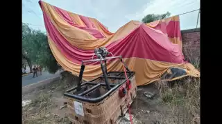 Accidente de globo aerostático en Teotihuacán deja 12 personas lesionadas