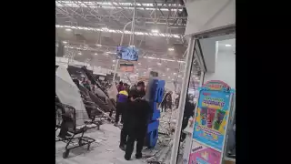 Colapsa plafón en supermercado del Pabellón del Valle: dos personas resultan heridas en la CDMX