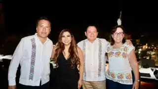 Huacho Diaz Mena recibe la visita de gobernadores de Veracruz, Tamaulipas, Colima y BCS