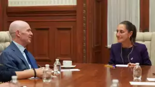 Claudia Sheinbaum se reúne con Ben Horowitz, cofundador de Andreessen Horowitz, para hablar sobre el futuro de la inteligencia artificial