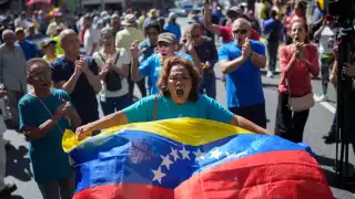 Miles de opositores protestan contra la investidura de Nicolás Maduro en Venezuela