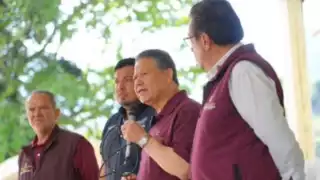 Julio Menchaca supervisa apoyo a damnificados por lluvias en Hidalgo y lanza programa de empleo temporal