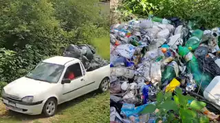 Indigna a vecinos del sur de Mérida presencia de hombres que desechan basura de forma constante   