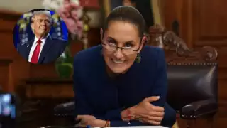 Presidenta de México confirma buena relación con Trump, pero sin fecha para reunión