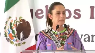 Claudia Sheinbaum anuncia construcción del camino de Ruiz en Nayarit y entrega histórico presupuesto a pueblos indígenas
