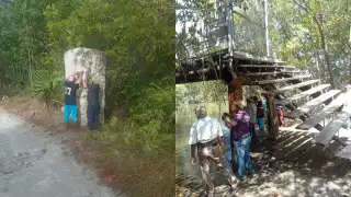 Isla de Jaina: Un paraíso maya olvidado en Campeche; puente dañado y caminos intransitables   