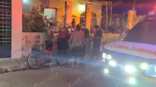 Riña callejera deja a hombre con lesión en la cabeza en Ciudad del Carmen