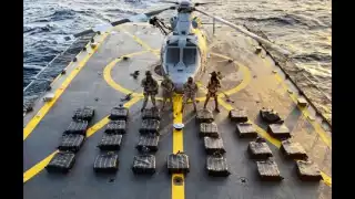 Semar asegura 1,300 kilos de cocaína y detiene a tres extranjeros cerca de Lázaro Cárdenas