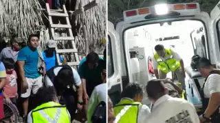 Ebrio cae desde el tercer piso tras charlotada en Calkiní y pide una caguama llegando al hospital 