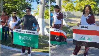 Champotón celebra 80 años de la ONU con homenaje cívico