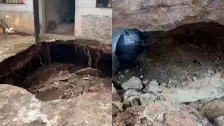 Yucatán: Socavón aparece en vivienda  de Muna y alerta a vecinos de la zona       