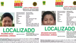 Última hora: FGE Yucatán informa la ubicación de dos menores reportados desaparecidos