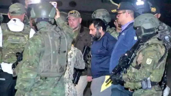 Adolfo Macías, quien se fugó de la cárcel de Guayaquil en enero de 2024 y fue recapturado en junio tras una búsqueda de 17 meses