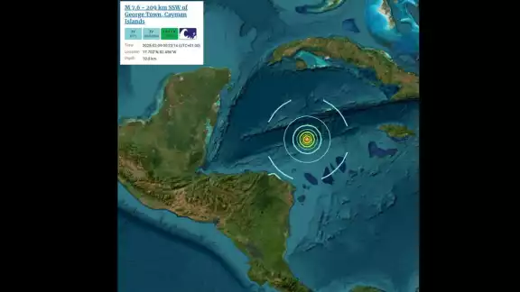 Tras el sismo, se emitió una alerta de tsunami para varios países del Caribe, incluyendo México Tras el sismo, se emitió una alerta de tsunami para varios países del Caribe, incluyendo México