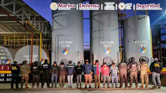 Los detenidos fueron puestos a disposición del Ministerio Público Federal