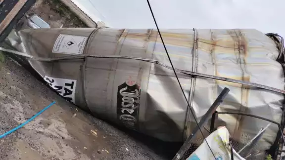 Así habría terminado parte de la fábrica en Tequila