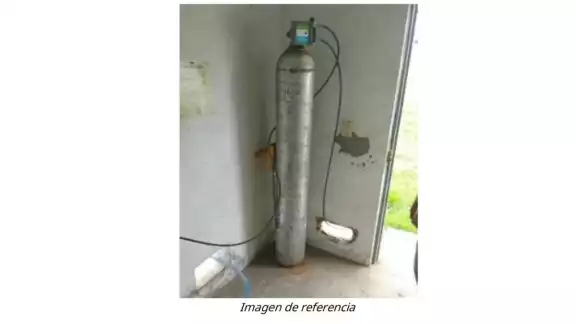 La CNPC recomendó a la población no manipular el cilindro bajo ninguna circunstancia La CNPC recomendó a la población no manipular el cilindro bajo ninguna circunstancia