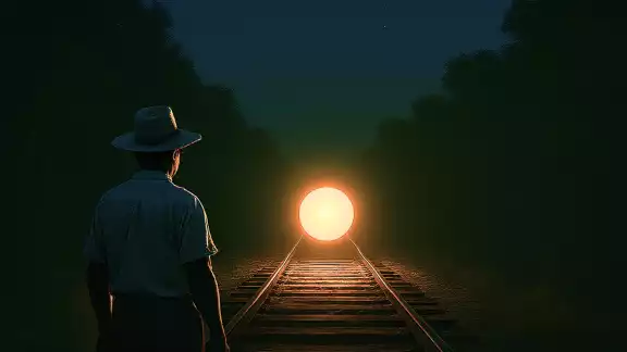 La luz misteriosa aparece cada noche entre Poc Boc y Santa Cruz.