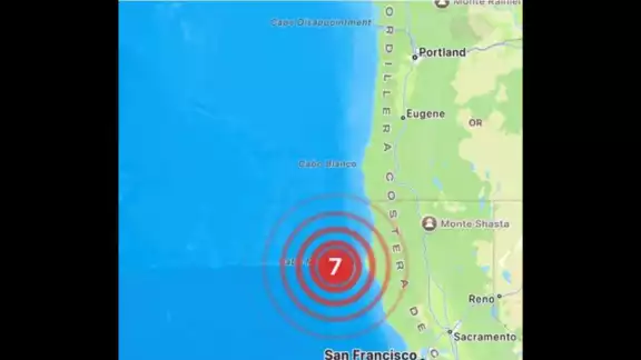 Inicialmente, el Servicio Geológico de Estados Unidos (USGS) reportó que el sismo tenía una magnitud de 6.6 Inicialmente, el Servicio Geológico de Estados Unidos (USGS) reportó que el sismo tenía una magnitud de 6.6