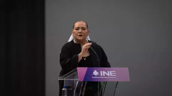 Guadalupe Taddei Zavala, consejera presidenta del Instituto Nacional Electoral (INE)