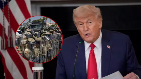Trump dice que todo está “bajo control”, pero envía 700 marines a Los Ángeles Trump dice que todo está “bajo control”, pero envía 700 marines a Los Ángeles