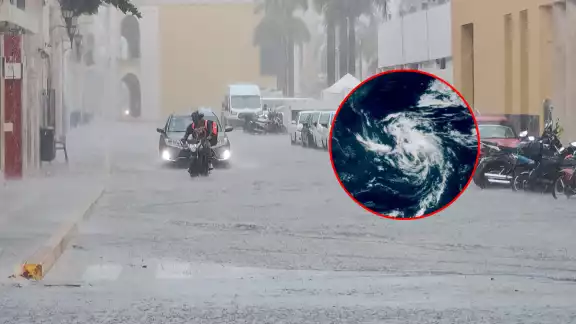 Tormenta Andrea no representa riesgo, pero Campeche enfrenta lluvias intensas y calor extremo Tormenta Andrea no representa riesgo, pero Campeche enfrenta lluvias intensas y calor extremo