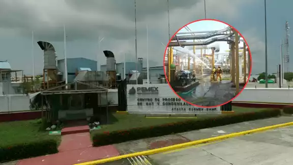 La contingencia es atendida por PEMEX y la Guardia Nacional para salvaguardar vidas humanas