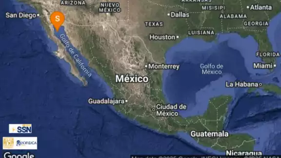 El epicentro se localizó a 86 kilómetros al sureste de San Felipe El epicentro se localizó a 86 kilómetros al sureste de San Felipe