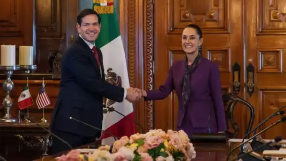 Marco Rubio, secretario de Estadoi de Estados Unidos y Claudia Sheinbaum Pardo, presidenta de México Marco Rubio, secretario de Estadoi de Estados Unidos y Claudia Sheinbaum Pardo, presidenta de México