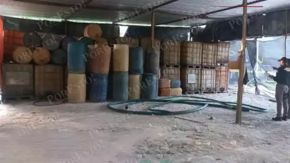 33 mil litros de riesgo: autoridades frenan huachicol en Escárcega 33 mil litros de riesgo: autoridades frenan huachicol en Escárcega