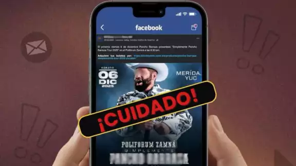 ¡Alerta Mérida! Detectan fraude en sitio web de supuesto concierto; esto debes hacer
