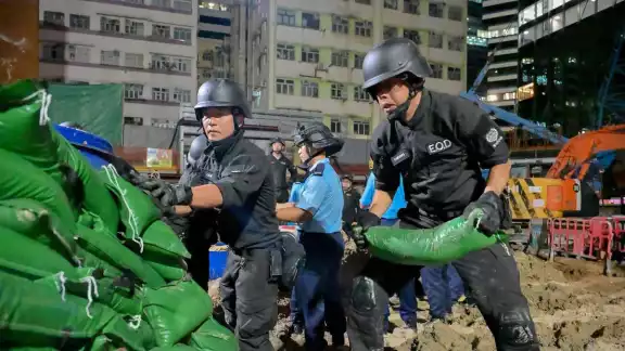 Estas detecciones no son inusuales en Hong Kong, ciudad que sufrió bombardeos aliados durante la contienda Estas detecciones no son inusuales en Hong Kong, ciudad que sufrió bombardeos aliados durante la contienda