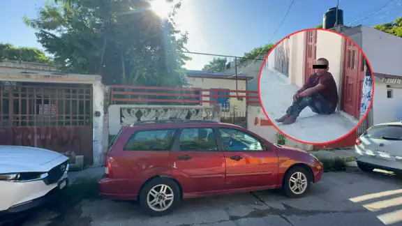 Intento de robo a casa habitación en Tacubaya terminó con persecución y captura por parte de vecinos.