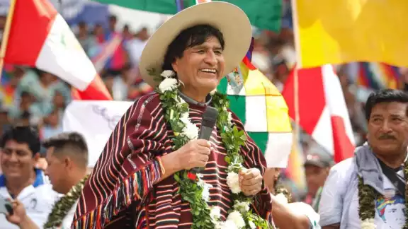 Evo Morales, expresidente de Bolivia