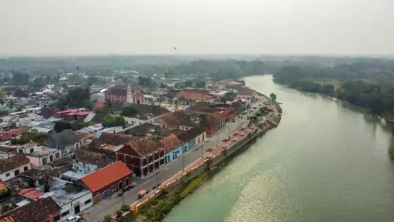 Vista panorámica de Palizada, Campeche Vista panorámica de Palizada, Campeche