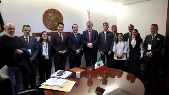 El secretario Marcelo Ebrard enfatizó que la prioridad de su dependencia es mantener la estabilidad y la integración comercial de América del Norte El secretario Marcelo Ebrard enfatizó que la prioridad de su dependencia es mantener la estabilidad y la integración comercial de América del Norte