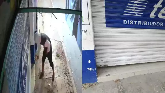 La semana pasada, varios negocios fueron robados durante la madrugada La semana pasada, varios negocios fueron robados durante la madrugada