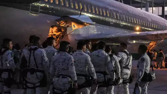 El Gobierno de México inició el despliegue de 10 mil elementos de fuerzas federales a la frontera norte