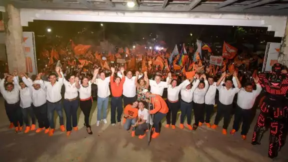 Equipo de campaña de Jorge Portilla en Tulum