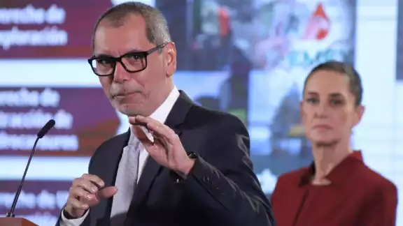 Edgar Amador, subsecretario de Hacienda, al anunciar el nuevo plan fiscal para Pemex Edgar Amador, subsecretario de Hacienda, al anunciar el nuevo plan fiscal para Pemex