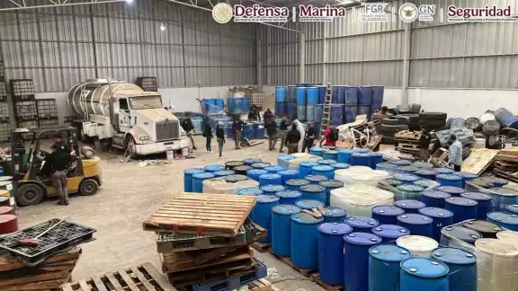 Estos materiales eran empleados para la producción y transporte de drogas, de acuerdo con las investigaciones