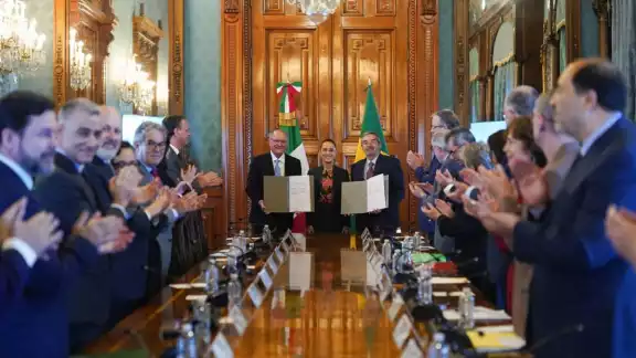 La presidenta Claudia Sheinbaum recibió en Palacio Nacional al vicepresidente de Brasil, Geraldo Alckmin La presidenta Claudia Sheinbaum recibió en Palacio Nacional al vicepresidente de Brasil, Geraldo Alckmin
