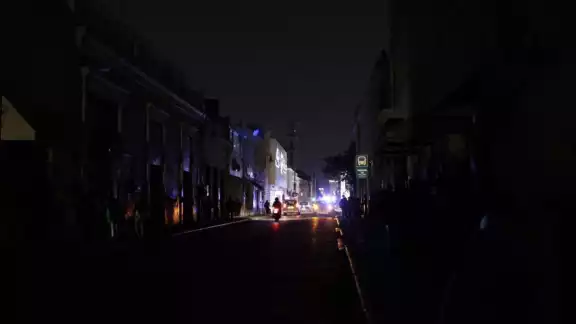 El Centro de Mérida, sin luz, durante marzo de 2024