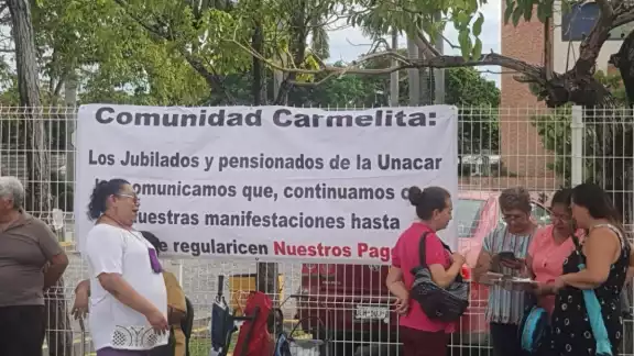 Deuda de Unacar a jubilados ya suma otras 9 quincenas