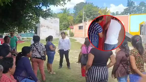 Explota la tensión en Hopelchén: pobladores exigen luz y retienen a jefe de CFE Explota la tensión en Hopelchén: pobladores exigen luz y retienen a jefe de CFE