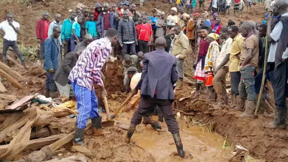 Las fuertes lluvias en Uganda causaron el deslizamientos de tierra