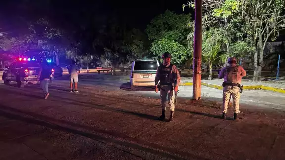 La zona está acordonada en Cancún La zona está acordonada en Cancún
