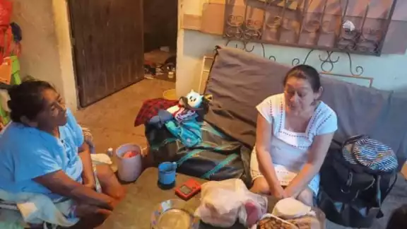 Comparte historia de vida Marcelina May Chan, perteneciente a los primeros pobladores de Calderitas. La abuelita relató los retos que sufrió como migrante y maya hablante